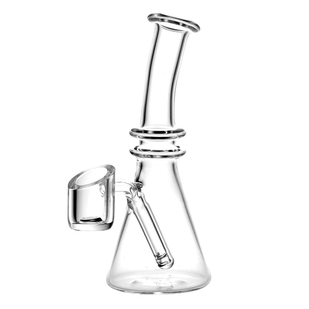 Mini All-In-One Quartz Dab Rig | Angle Cut Banger - Smoke N’ Poke