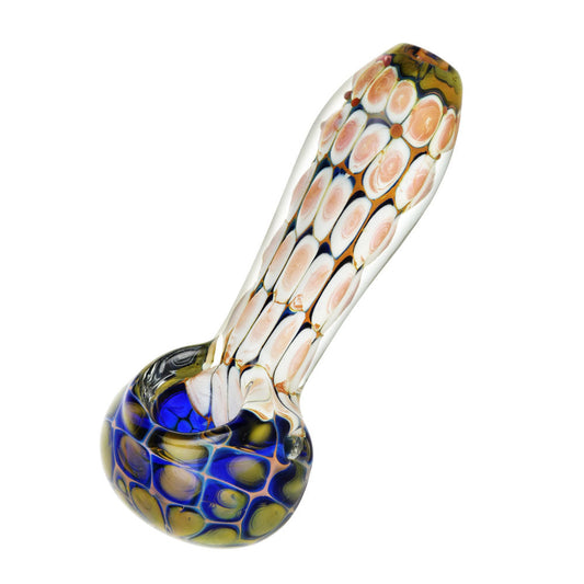 Desert At Night Glass Spoon Pipe - 3.75" - Smoke N’ Poke