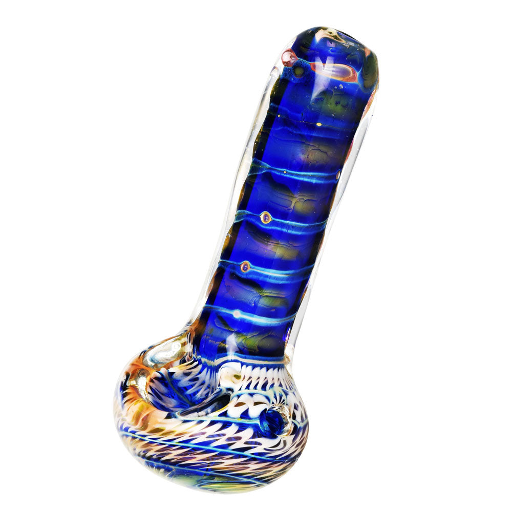 Desert At Night Glass Spoon Pipe - 3.75" - Smoke N’ Poke