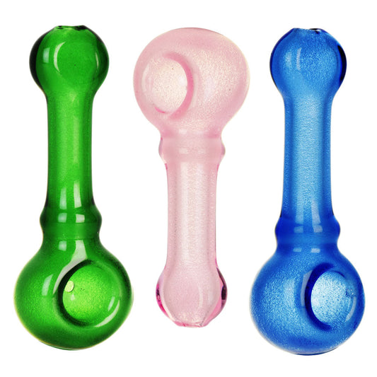 Glow in Dark Color Spoon Pipe - 4.25" / Colors Vary - Smoke N’ Poke