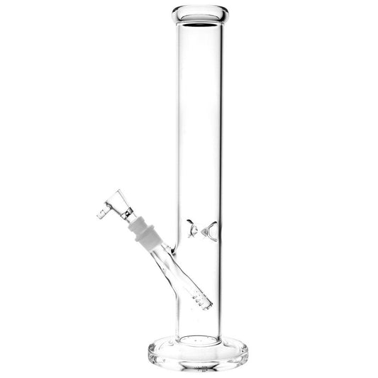 Effortless Straight Tube Glass Bong - Smoke N’ Poke