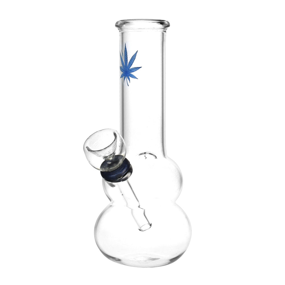 Lil Leaf Bubble Beaker Water Pipe - Smoke N’ Poke