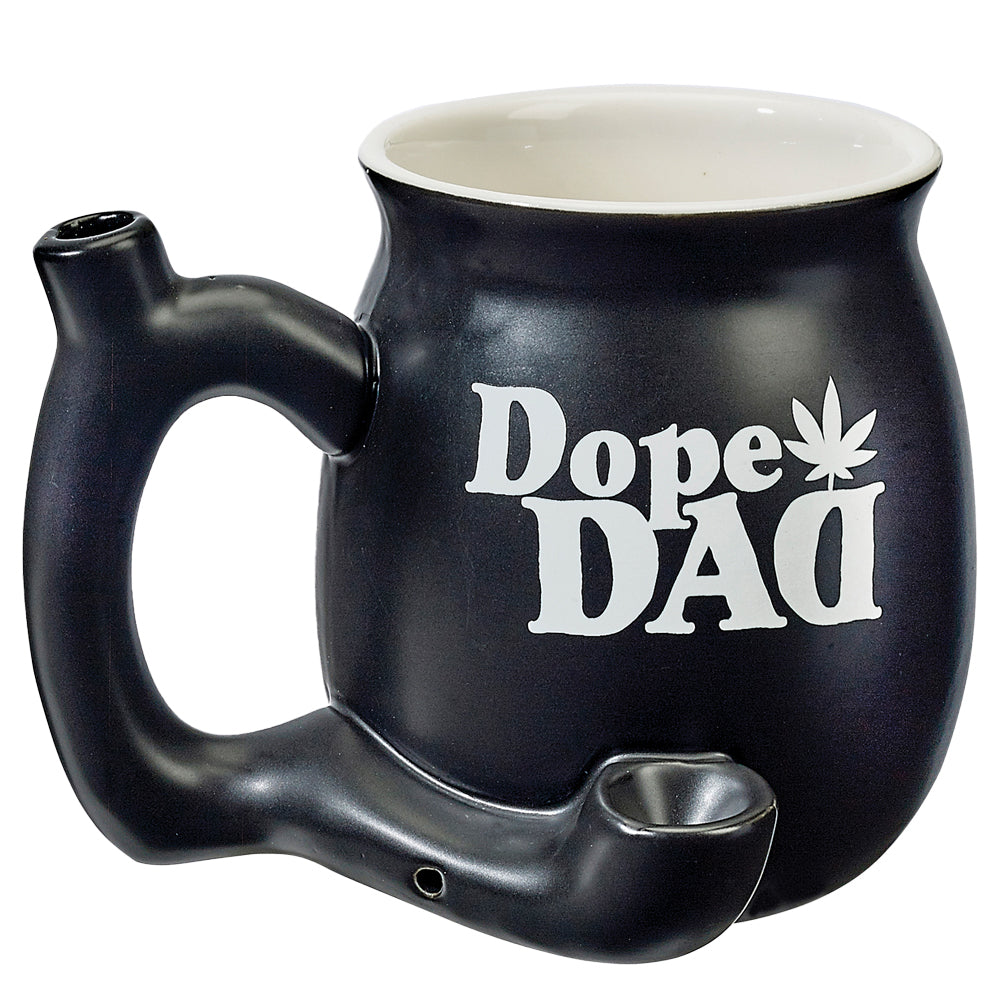 Dope Dad Roast & Toast Ceramic Pipe Mug - Smoke N’ Poke