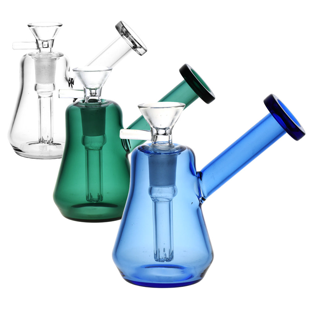 Compact Travel Bubbler - 4"/14mm F/Colors Vary - Smoke N’ Poke