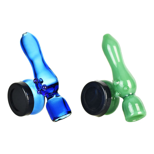 Sidecar Storage Chillum Pipe - 4"/Colors Vary - Smoke N’ Poke