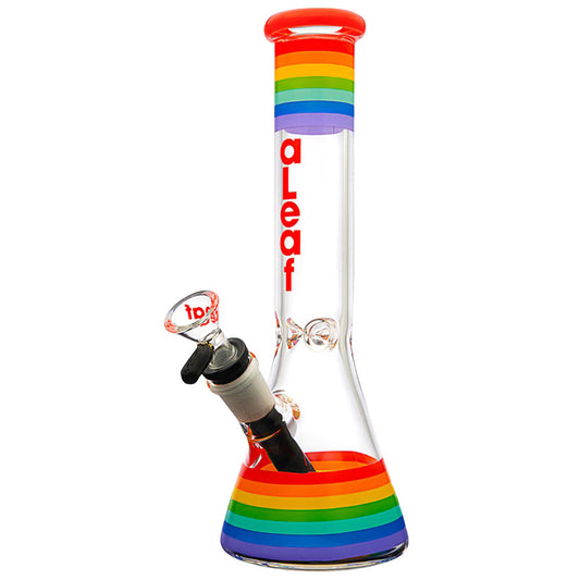 aLeaf Pride Beaker Water Pipe | 10" | 14mm F - Smoke N’ Poke