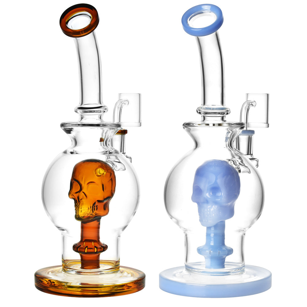 Headsplitting Skull Dab Rig - 10.25"/14mm F/Colors Vary