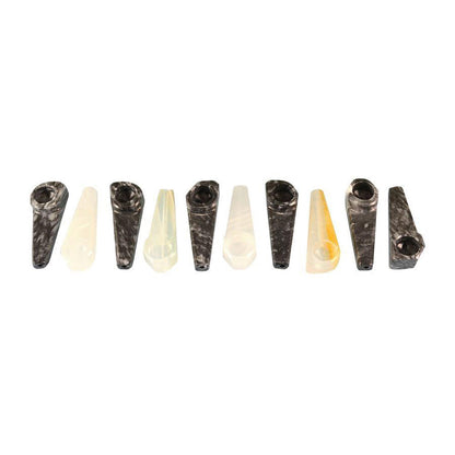 Onyx Tobacco Pipe - 2.5" / Colors Vary - Smoke N’ Poke