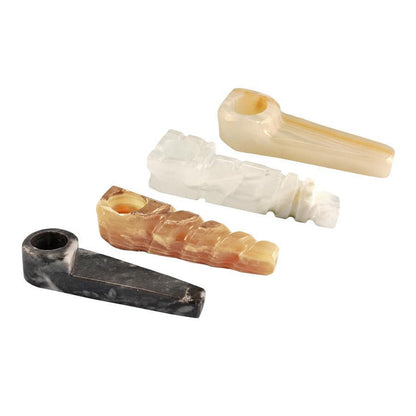 Onyx Tobacco Pipe - 2.5" / Colors Vary - Smoke N’ Poke