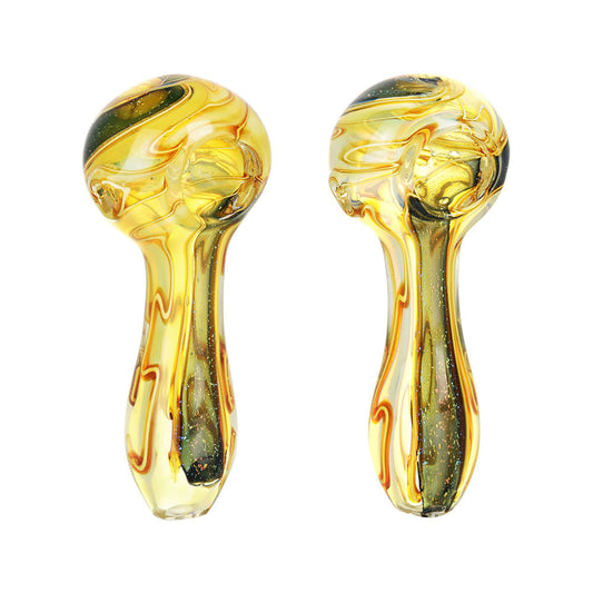 Sparkle Lane Dicro Spoon Pipe - 3.5" - Smoke N’ Poke