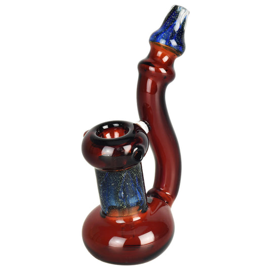 Fairy Dust Dichro Stand Up Bubbler Pipe - 6.25" - Smoke N’ Poke