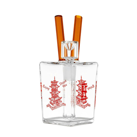 Hemper Chinese Takeout Water Pipe | 14mm F - Smoke N’ Poke