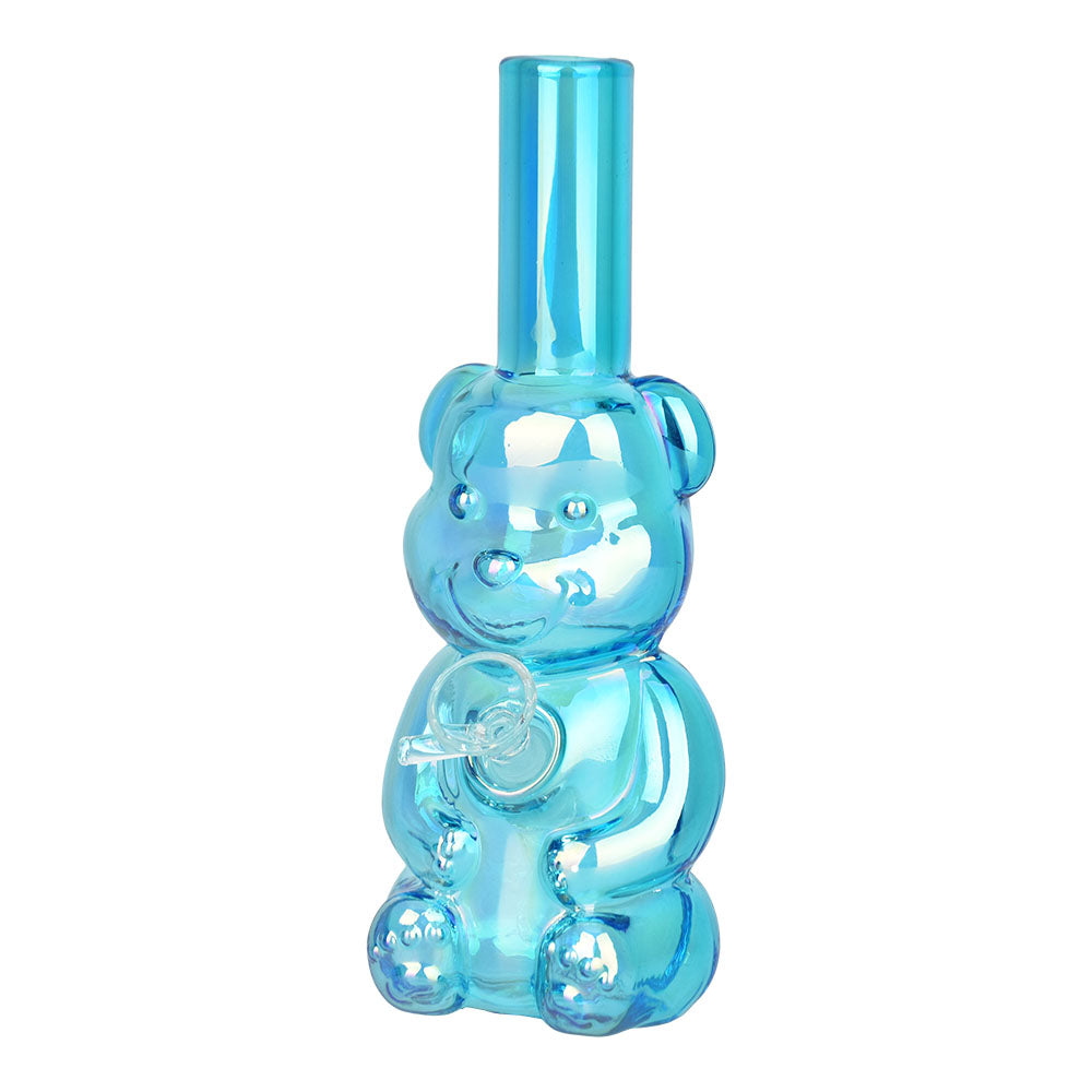 Bear Buddy Electroplated Water Pipe | 6" | 10mm F - Smoke N’ Poke