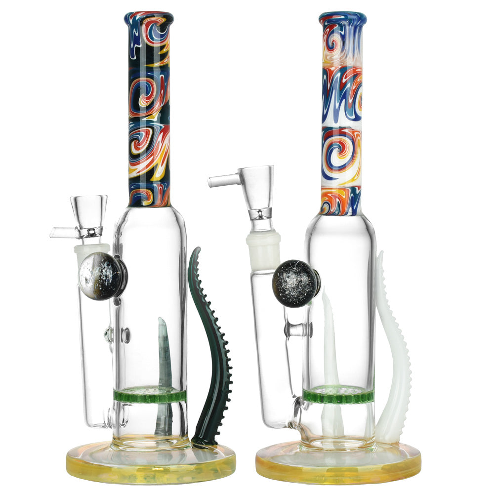 Galaxy Kraken Water Pipe | 9.75" | 14mm F | Colors Vary - Smoke N’ Poke