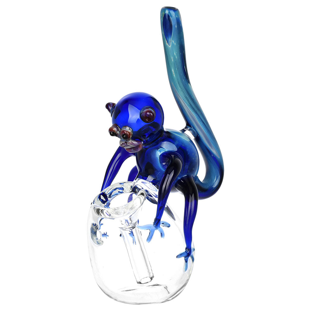 Blue Monkey Bubbler Pipe - 5.75" - Smoke N’ Poke