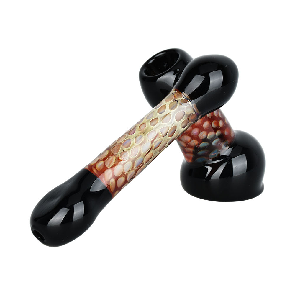 Honeycomb Hype Sidecar Bubbler Pipe | 5" - Smoke N’ Poke