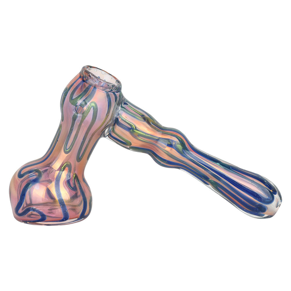 DNA Twist Gold Fumed Hammer Bubbler - 6" - Smoke N’ Poke