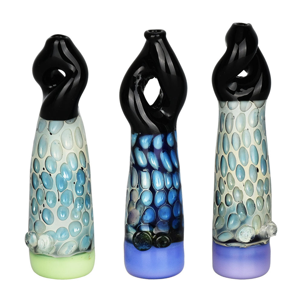 Sleeper Cell Honeycomb Chillum - 3.25"/Colors Vary - Smoke N’ Poke