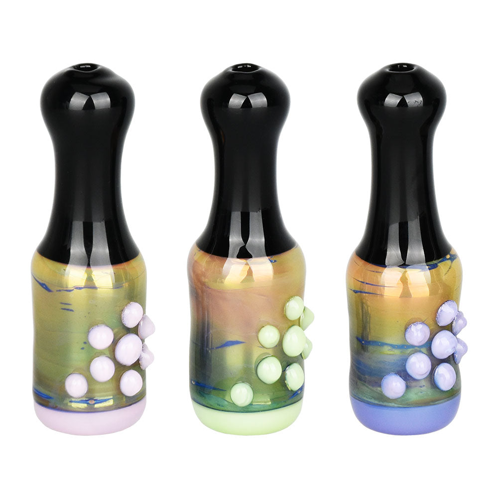 Fourth Dimension Chillum - 3"/Colors Vary - Smoke N’ Poke