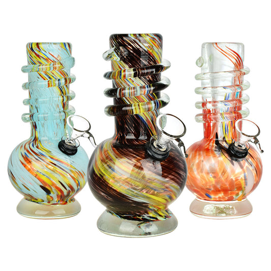 Out Of The Void Soft Glass Water Pipe - 6.5" / Colors Vary