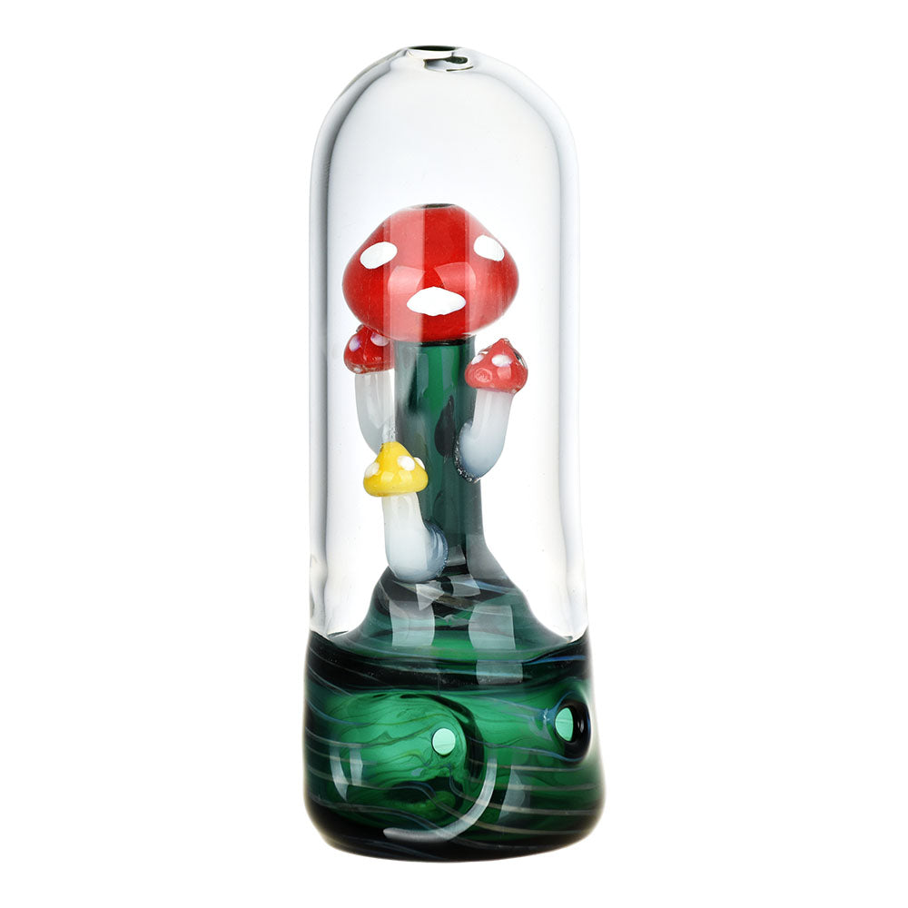 Mushroom Magic Terrarium Hand Pipe - 5.75" - Smoke N’ Poke