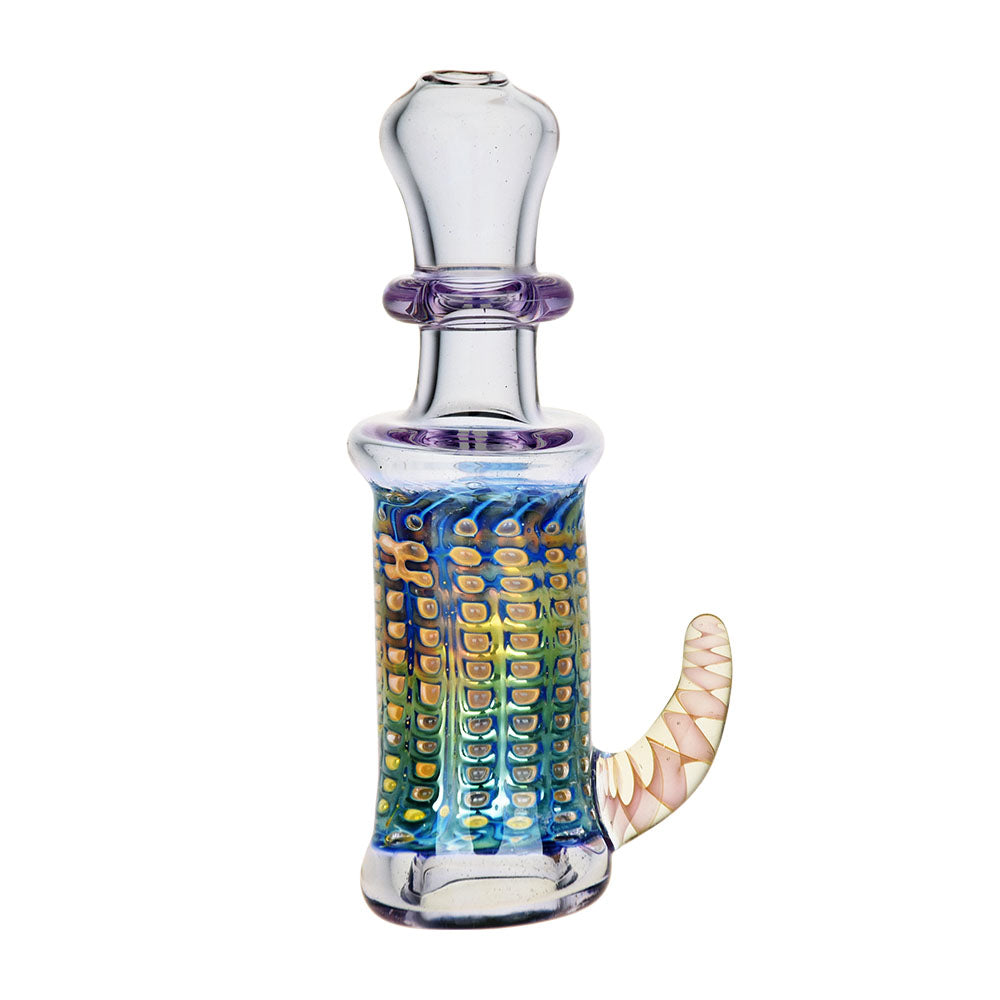 Ethereal Bubble Matrix Horned Chillum - 3.5" - Smoke N’ Poke