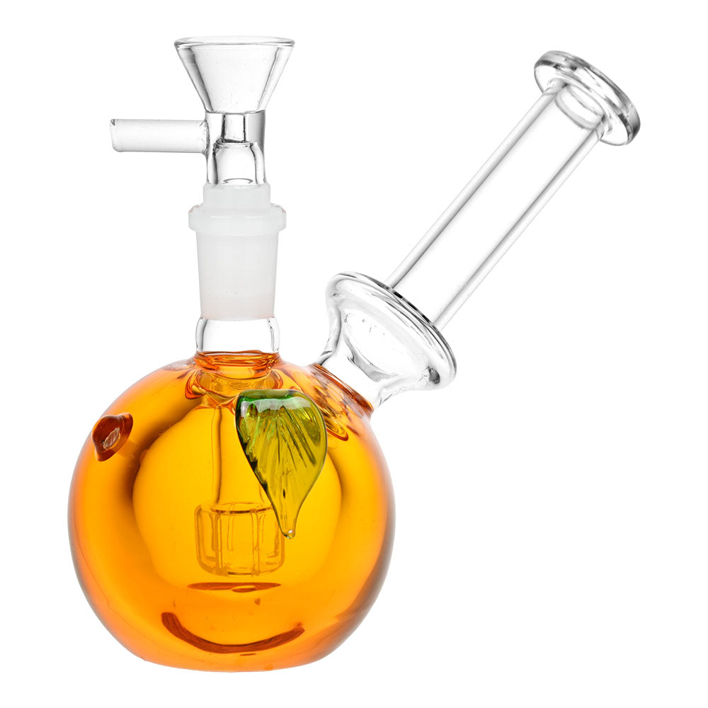 Juicy Orange Glycerin Bubbler - 4.75" / 14mm F - Smoke N’ Poke