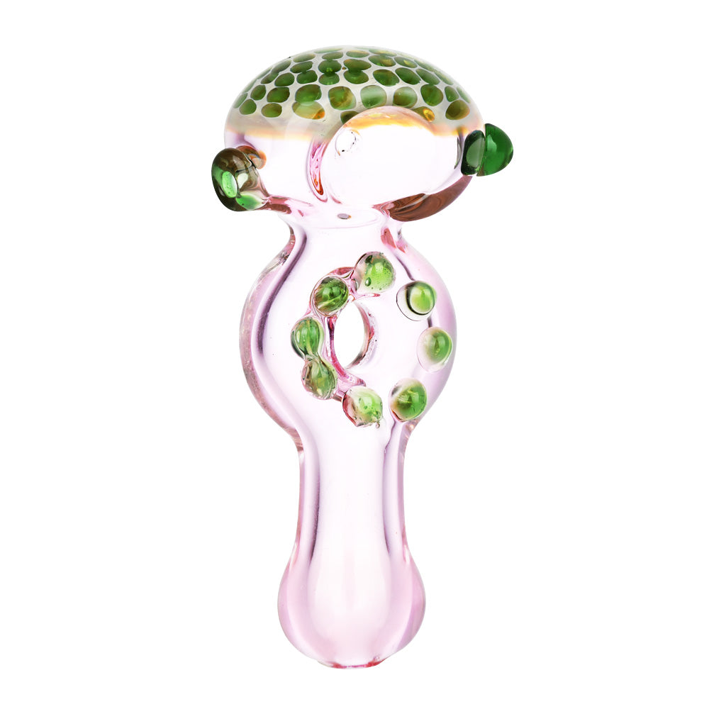 Divergent Flow Honeycomb Spoon Pipe - 4" - Smoke N’ Poke