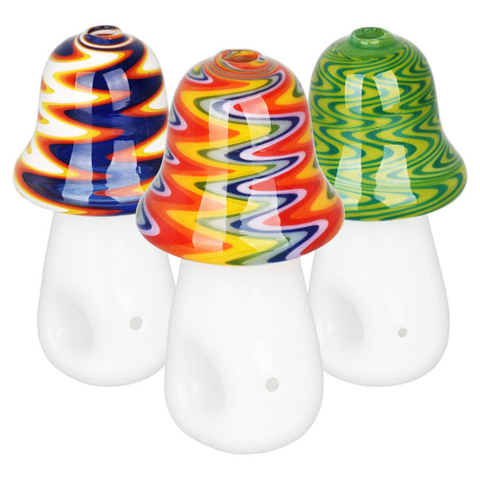 Chungus Fungus Shroom Hand Pipe - 4" / Colors Vary - Smoke N’ Poke