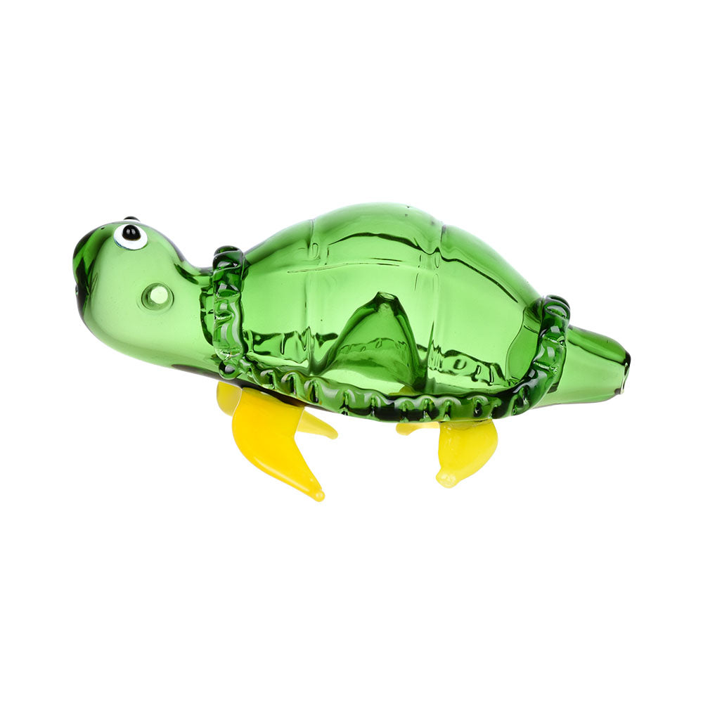 Lounging Loggerhead Glass Hand Pipe - 4" - Smoke N’ Poke