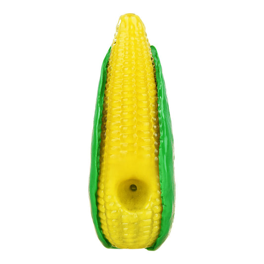 Corn On The Cob Glass Hand Pipe - 4.75" - Smoke N’ Poke