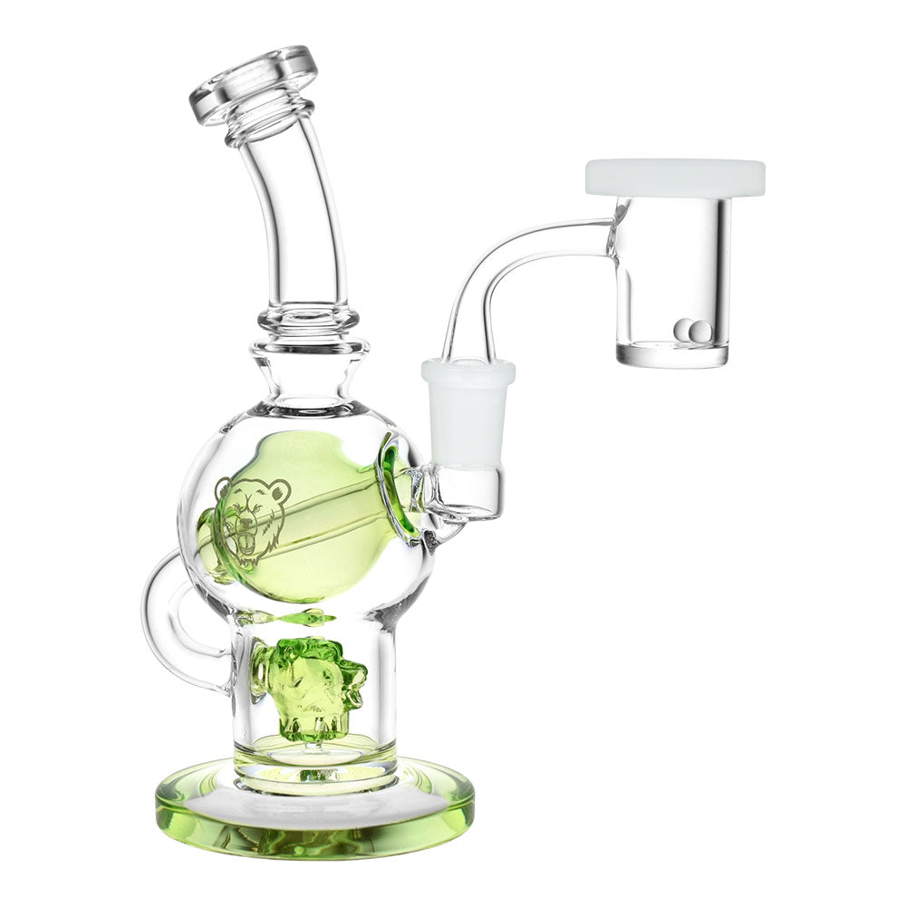 Conjunto de caja Bear Quartz BQ Sphere Dab Rig | 7" | 14mm F