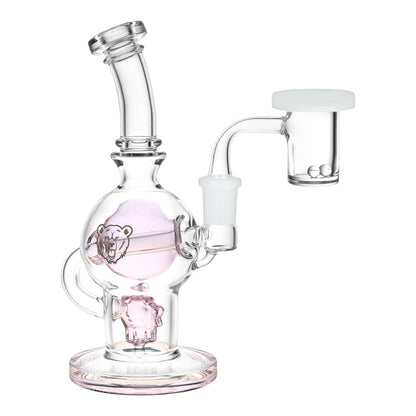 Conjunto de caja Bear Quartz BQ Sphere Dab Rig | 7" | 14mm F