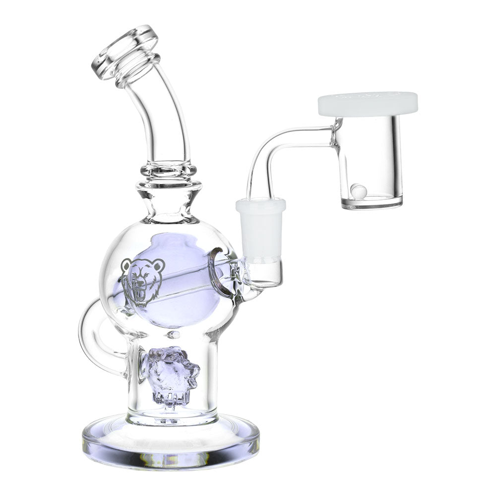 Conjunto de caja Bear Quartz BQ Sphere Dab Rig | 7" | 14mm F