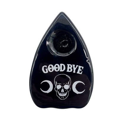 Smoke BlackCraft Planchette Glass Hand Pipe | 3.5" - Smoke N’ Poke