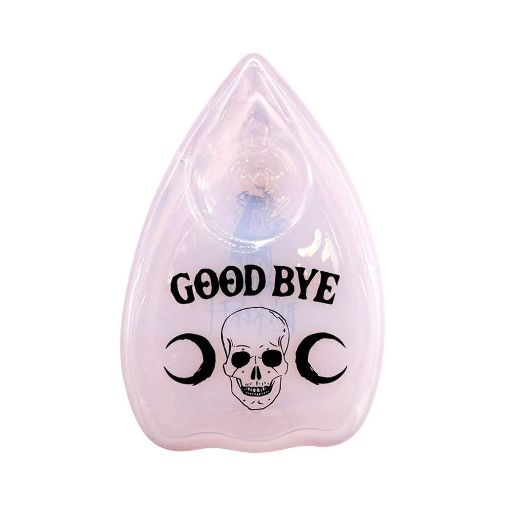 Smoke BlackCraft Planchette Glass Hand Pipe | 3.5" - Smoke N’ Poke