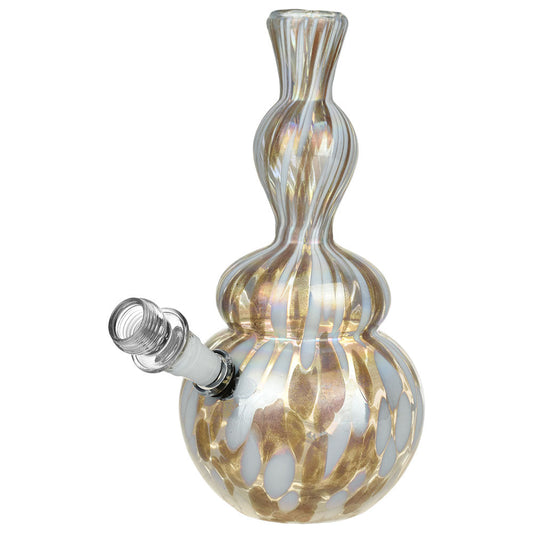 Rainbow Sensation Soft Glass Water Pipe - 9" / 14mm F