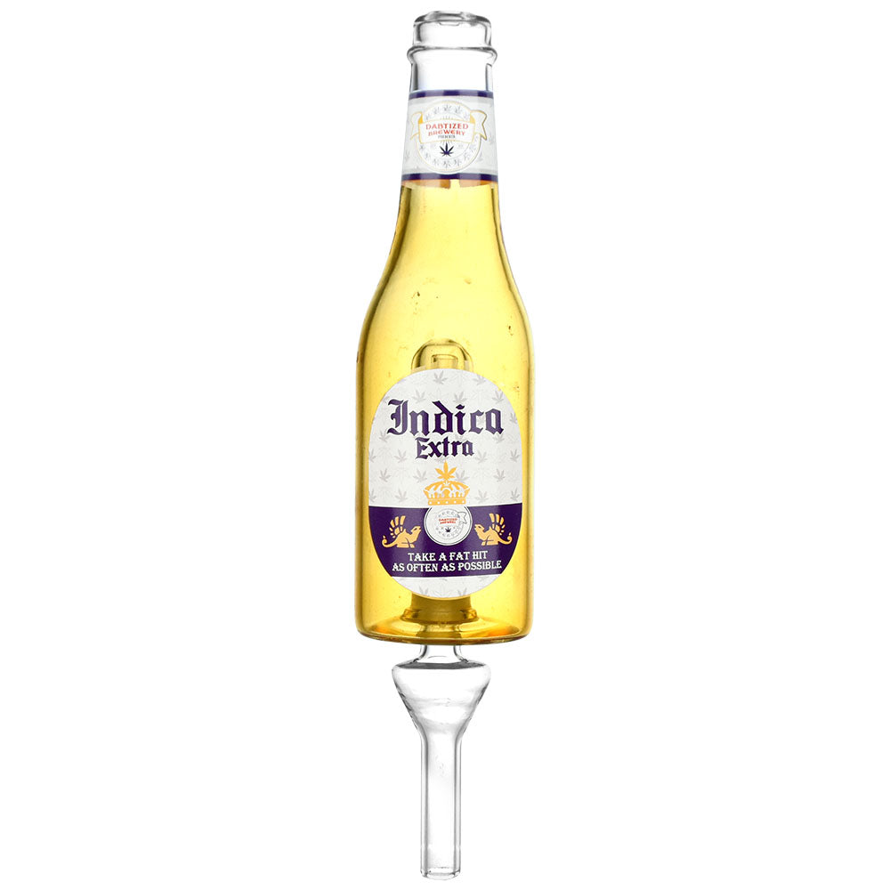 Dabtized Beer Burner Bubbler Dab Straw | 10mm F | 7.75" - Smoke N’ Poke