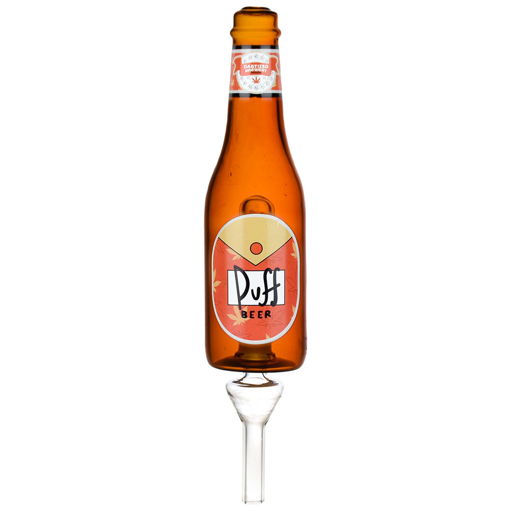 Dabtized Beer Burner Bubbler Dab Straw | 10mm F | 7.75" - Smoke N’ Poke