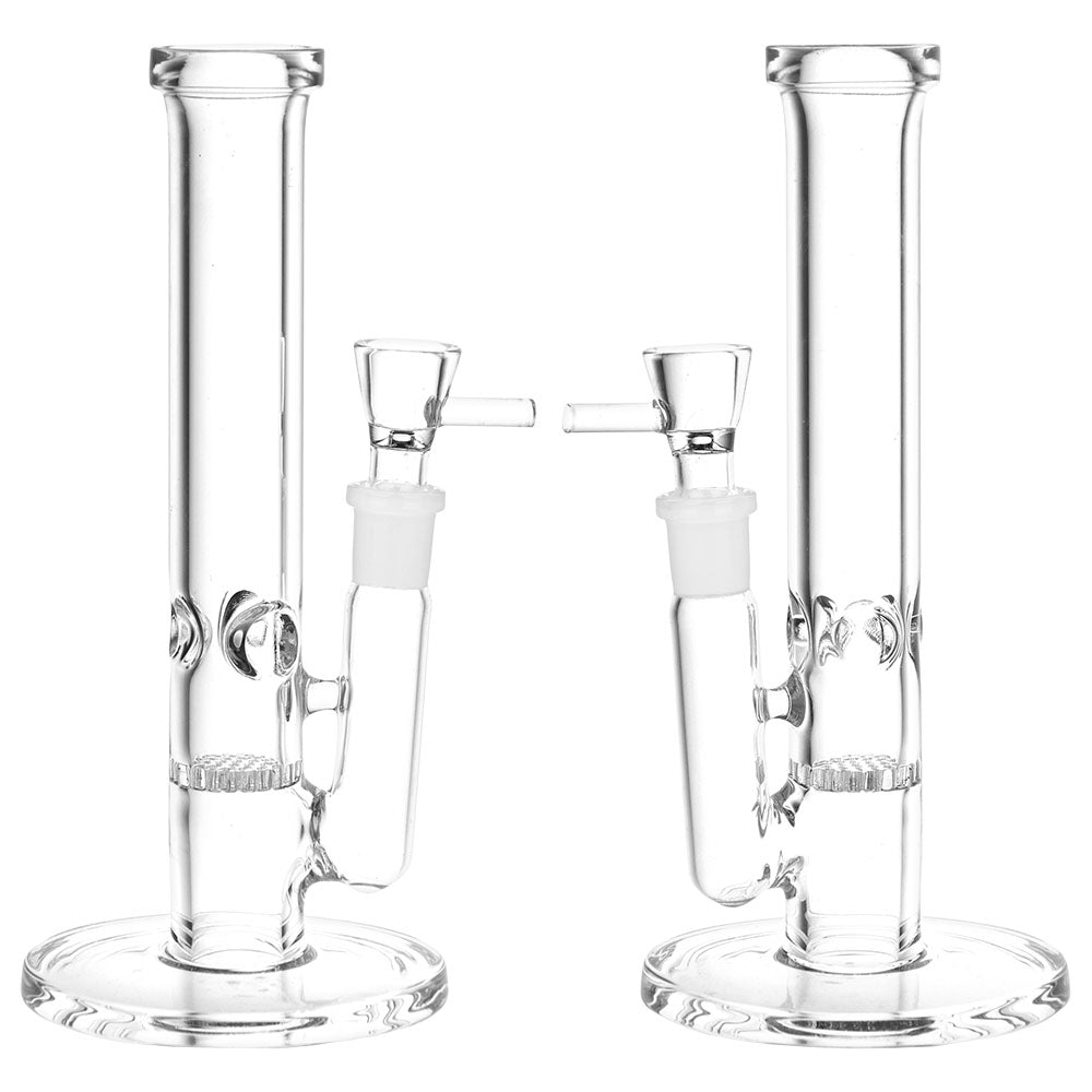 Simply Elegant Straight Tube Glass Water Pipe - 7.75" / 14mm F - Smoke N’ Poke