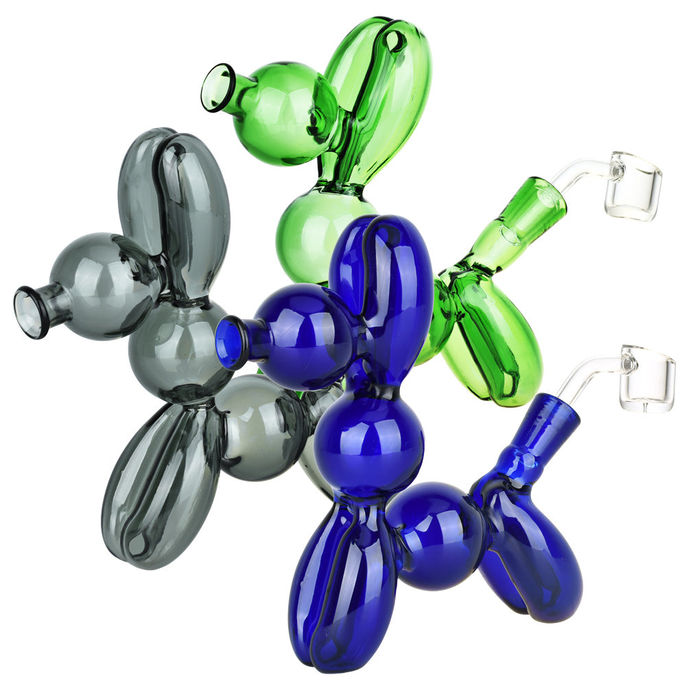 Balloon Puppy Dab Rig - 6" / 14mm F / Colors Vary