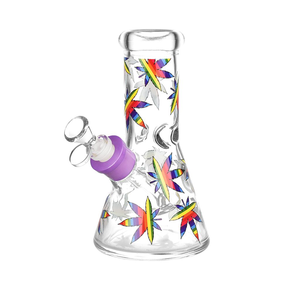 420 Celebration Glass Beaker Water Pipe | 8" | 14mm F