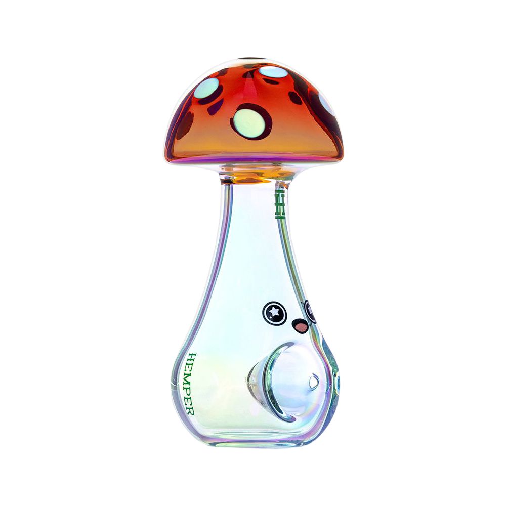 Pipa de mano de vidrio Hemper Trippy Shroom - 4.5"