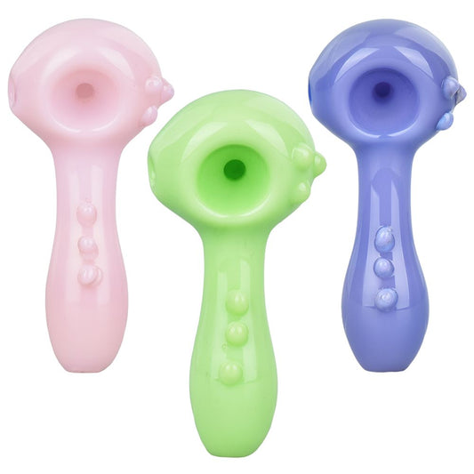 Li'l Cutie Knobby Spoon Pipe - 3.25" / Colors Vary