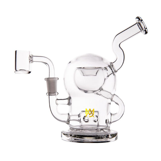 MJ Arsenal Plasma Core Glass Dab Rig - 6" / 10mm F / Clear