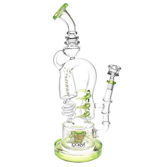 Lookah Glass Spiral Recycler Water Pipe | 14.75" | 14mm F