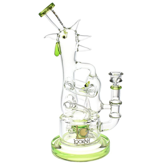 Lookah Glass Chicken Recycler Water Pipe | 12.25" | 14mm FLookah Glass Chicken Recycler Water Pipe | 12.25" | 14mm F