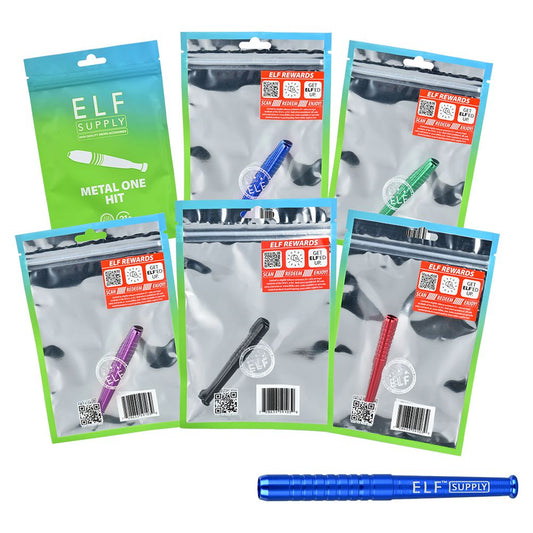 CAJA DE 6CT - Catador de aluminio ELF Supply - 3" / Colores surtidos