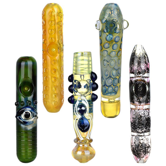 10CT BUNDLE - Mixed Dreams Assortment Glass Steamrollers - 5.75" - 6.75"