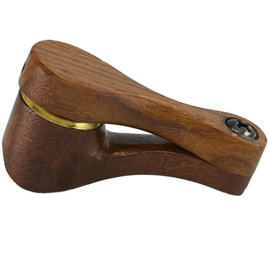 Wooden Swivel Hand Pipe - Smoke N’ Poke